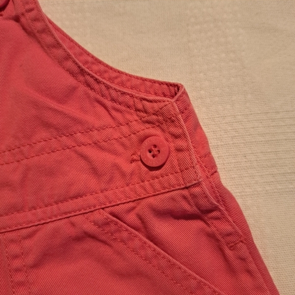 Oshkosh B'Gosh Vintage coral overalls 12 months - Picture 3 of 10